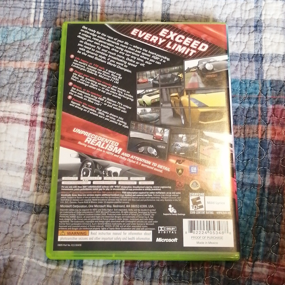 💀 CIB Microsoft Xbox 360 Project Gotham Racing 3 - Picture 2 of 4